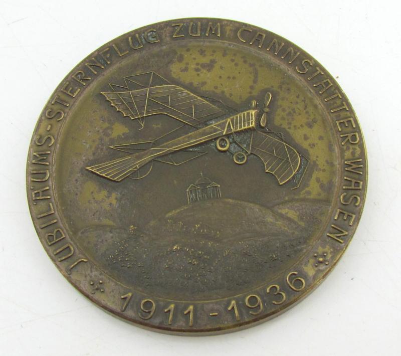 Rare 1936 DLV Medal (Deutscher Luftsportverband) in Case