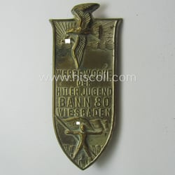 HJ (ie. 'Hitlerjugend') related 'tinnie' ie. 'Veranstaltungsabzeichen' being...