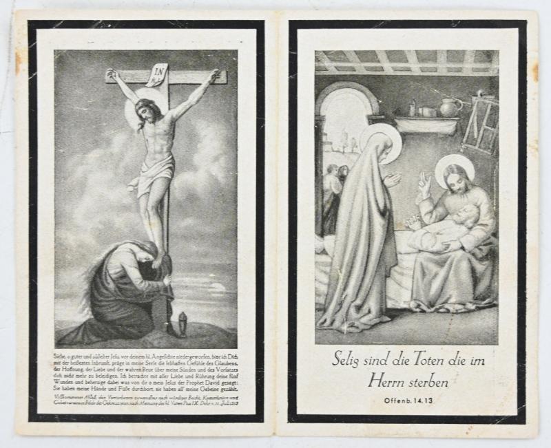 German Deathcard WH Panzerman Josef Fuchs Invasionfront