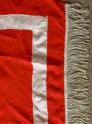 WWII GERMAN POLITICAL NSDAP THIRD REICH PODIUM FLAG...