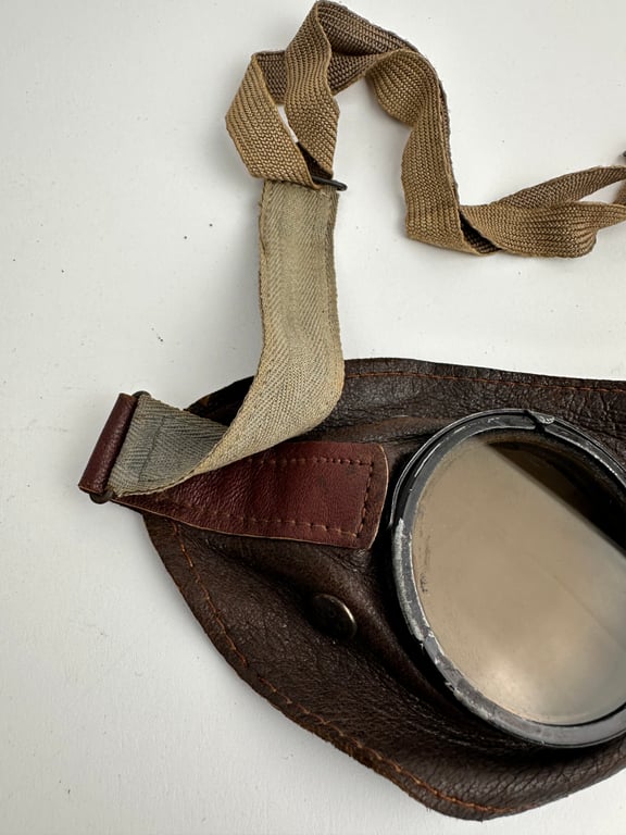 Wehrmacht leather Dust Goggles