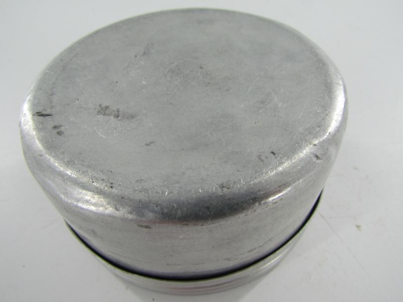 Aluminum Butter Dish with Glass Insert