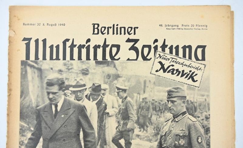 German Berliner Illustrierte Zeitung Newspaper 1940