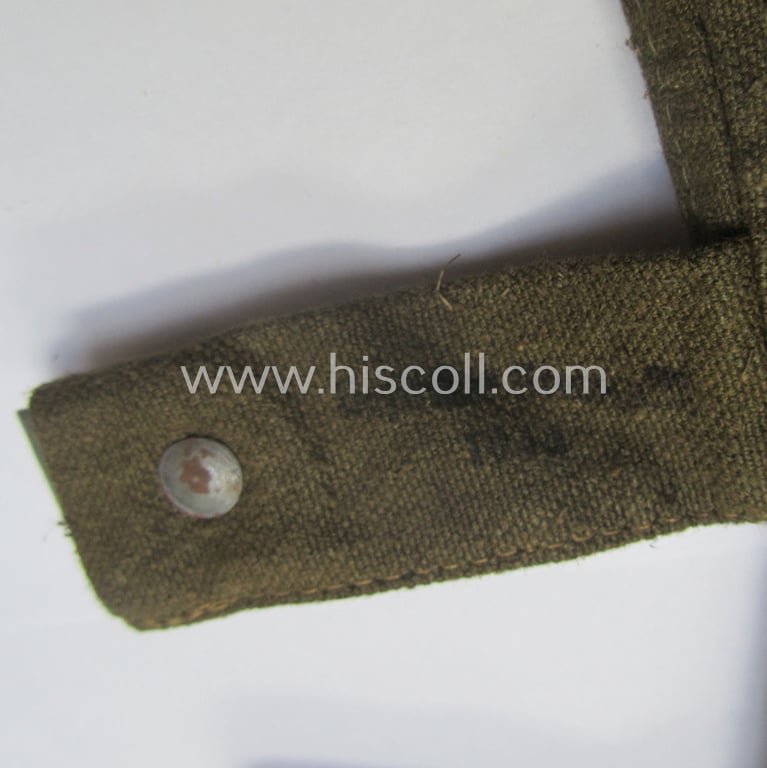 Mid- (ie. later-) war-period 'M31'-type, WH (Heeres ie. Waffen-SS etc.) 'Brotbeutel' (being a maker-marked and '1943'-dated example that comes in a simply never used- ie. 'virtually mint- ie. unissued' condition)