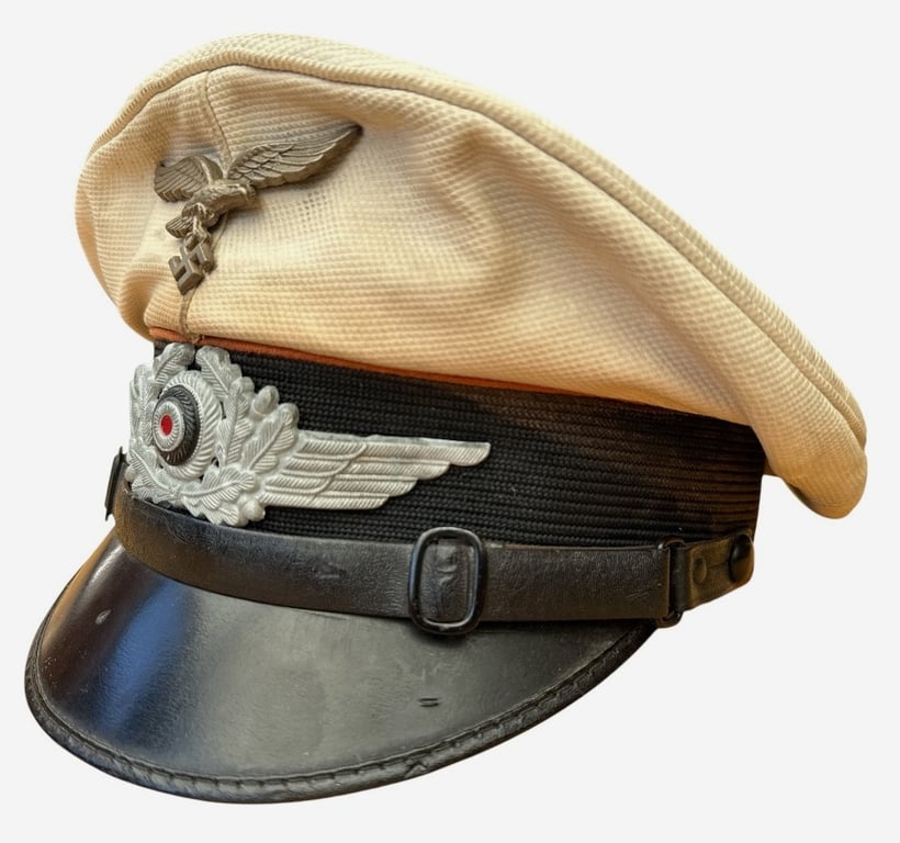 Luftwaffe Tropical EM/NCO Visor Cap for Flying Personnel by "EREL"