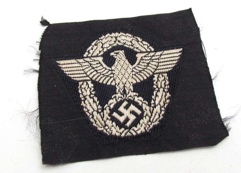 SS Polizei/Police bevo cap insignia