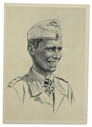German "Willrich" Type postcard "Oberleuntnant Winrich Behr'