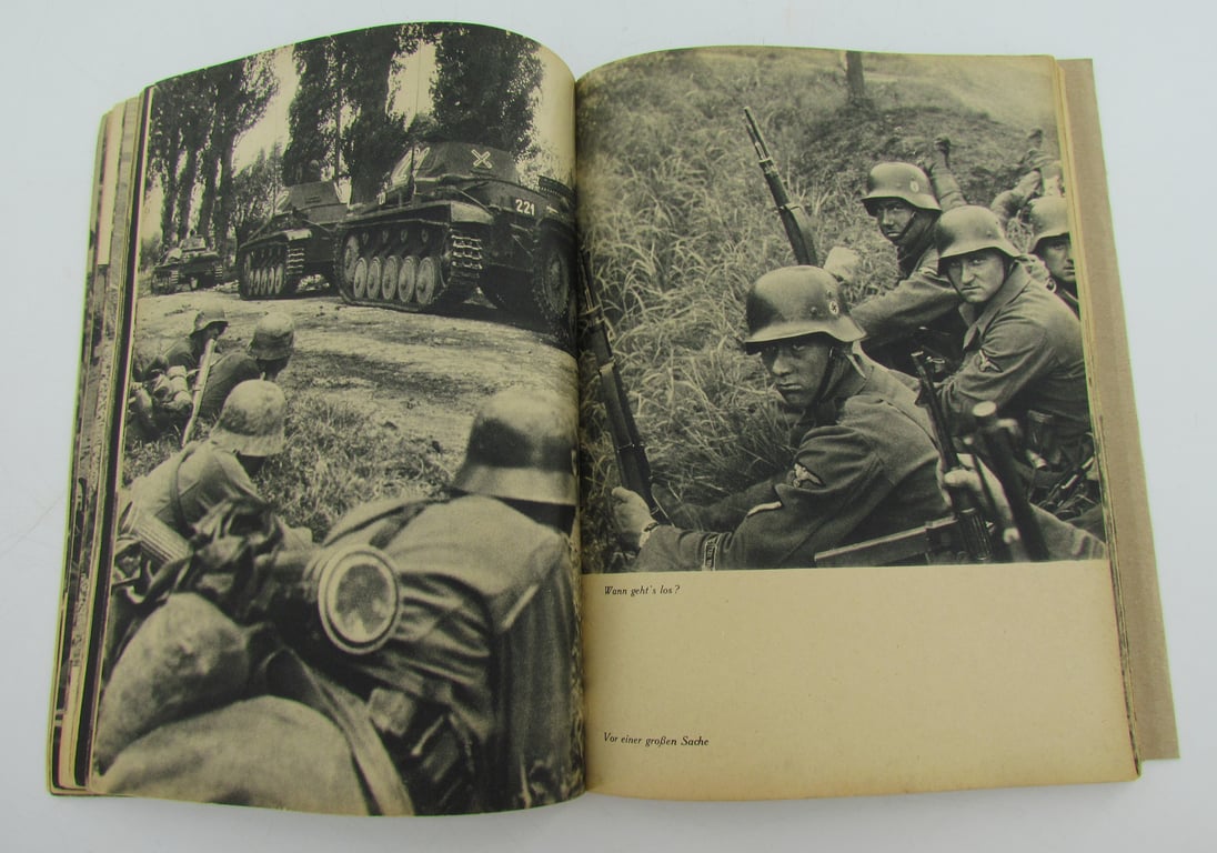 Original Waffen-SS im Westen Photobook (1941)