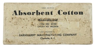 US WW2 Medical Absorbent Cotton Package