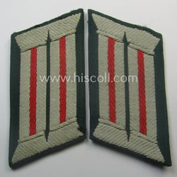Pair of WH (Heeres) later-war-pattern, officers'-type collar-tabs (ie....