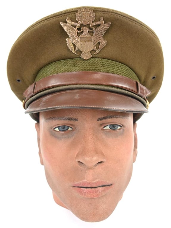 US WW2 Officer's Semi-Crusher Visor Cap