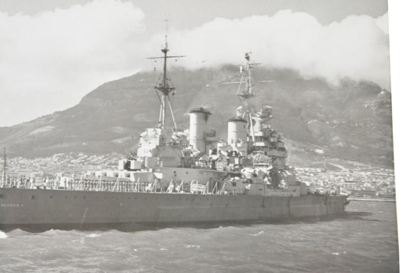 British WW2 Picture Battleship 'King George V'