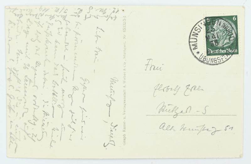 German Reichswehr Postcard