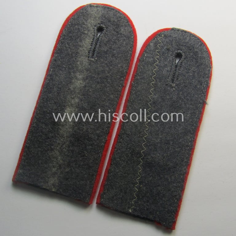 Pair of WH (Luftwaffe) 'cyphered', EM-type shoulderstraps: 'Soldat des Flak-Artillerie-Abtgs. 36'