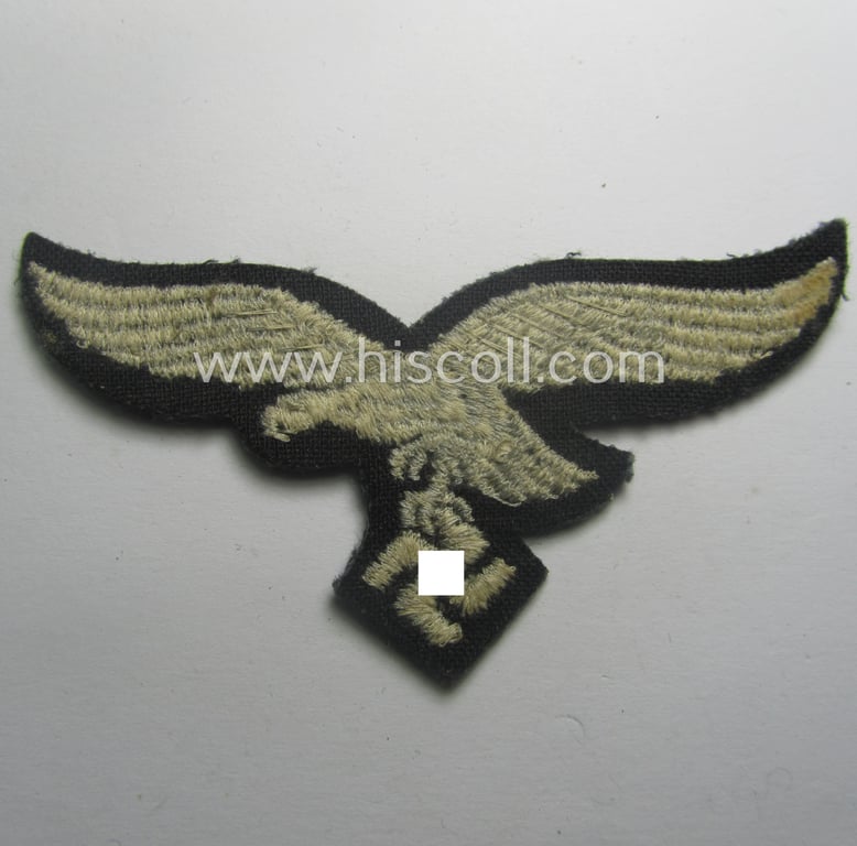 Minimally used- ie. worn, WH (Luftwaffe) EM- (ie. NCO-) pattern breast-eagle