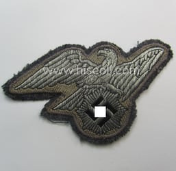 Moderately used, officers'-pattern, 'Luftschutz' (ie. RLB-) breasteagle being...