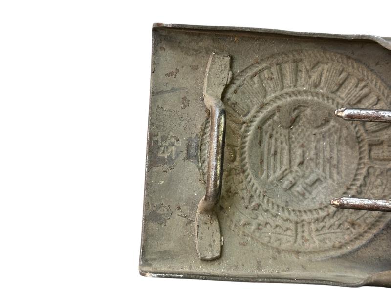 WH (HEER) Steel Belt Buckle  '' H. Arld ''