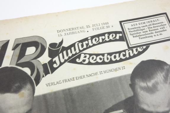 German Magazine “Illustrierter Beobachter 25 July 1940
