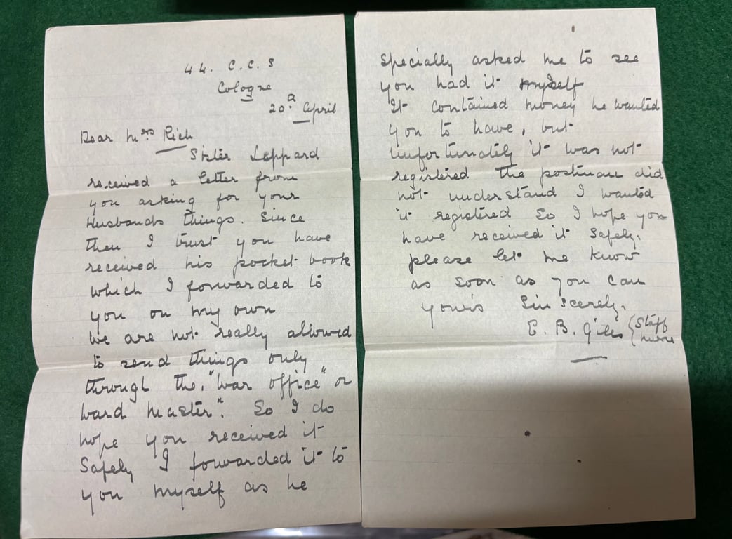 1919 Influenza Casualty Group-Bombardier F Rich