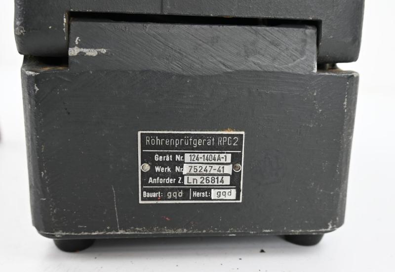 German WH Röhrenprüfgerät RPG 2