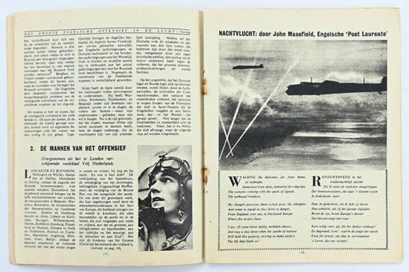 British RAF WW2 Droppingsbooklet 'De Wervelwind'