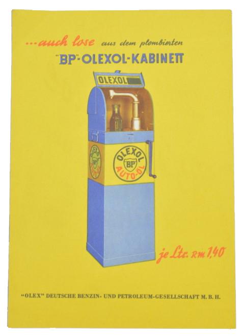 German Third Reich Period Advertising Flyer 'BP'