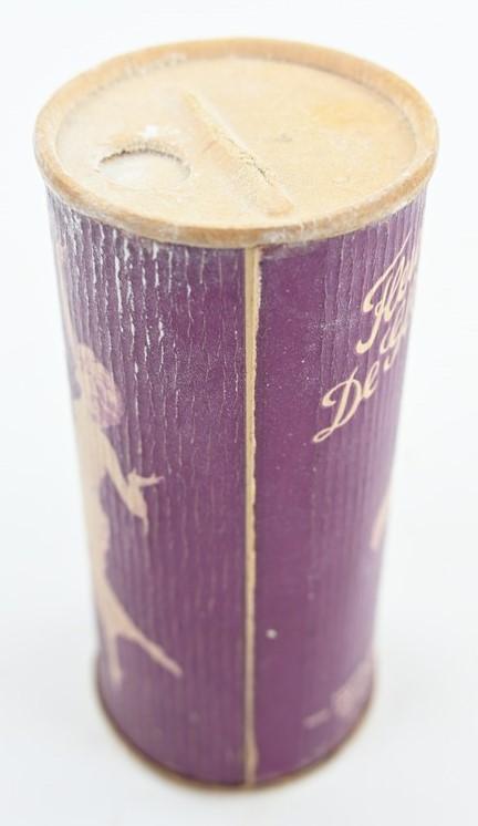 US WW2 Era Bottle of Talc 'Fleur de Gloire'