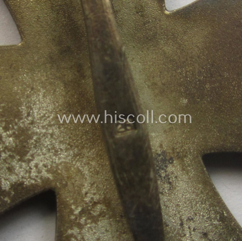 'Eisernes Kreuz 1. Klasse' (ie. Iron Cross 1st Class) being a maker- (ie. '26'-) marked example as was produced by the company: 'B.H. Mayer's Kunstprägeanstalt'