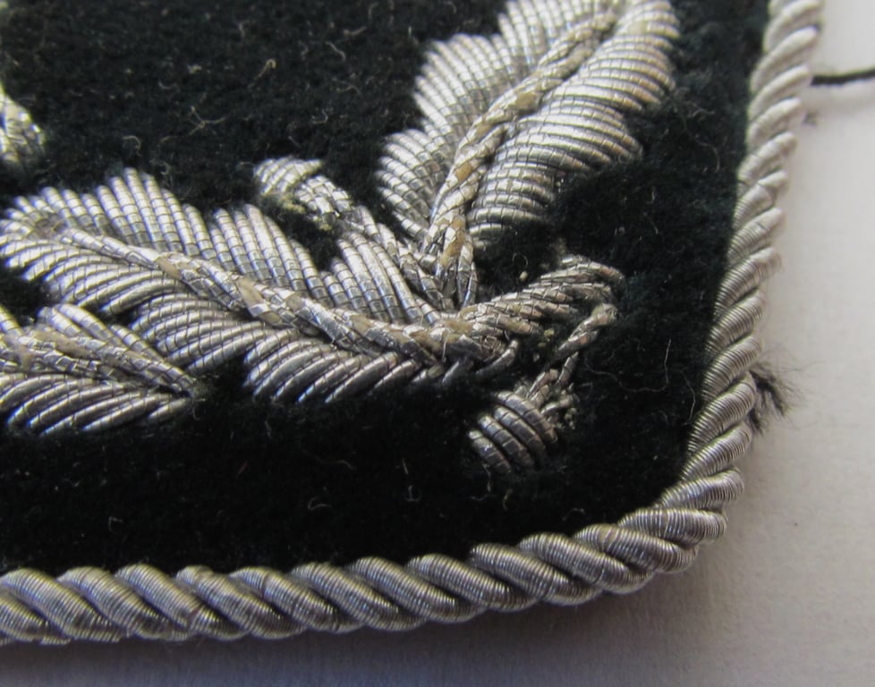Rare Heer / Luftwaffe Forestry Service Forstamtmann / Forstmeister Collar Tabs – Black Velvet