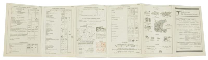 German WH Map Sign Booklet