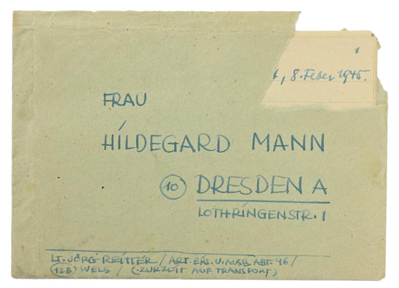 German WH Fieldpost Letter with Envelop