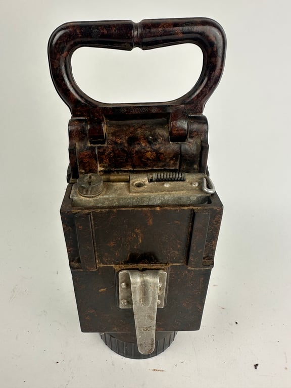 German WWII Bakelite Carbide Bunker Lamp