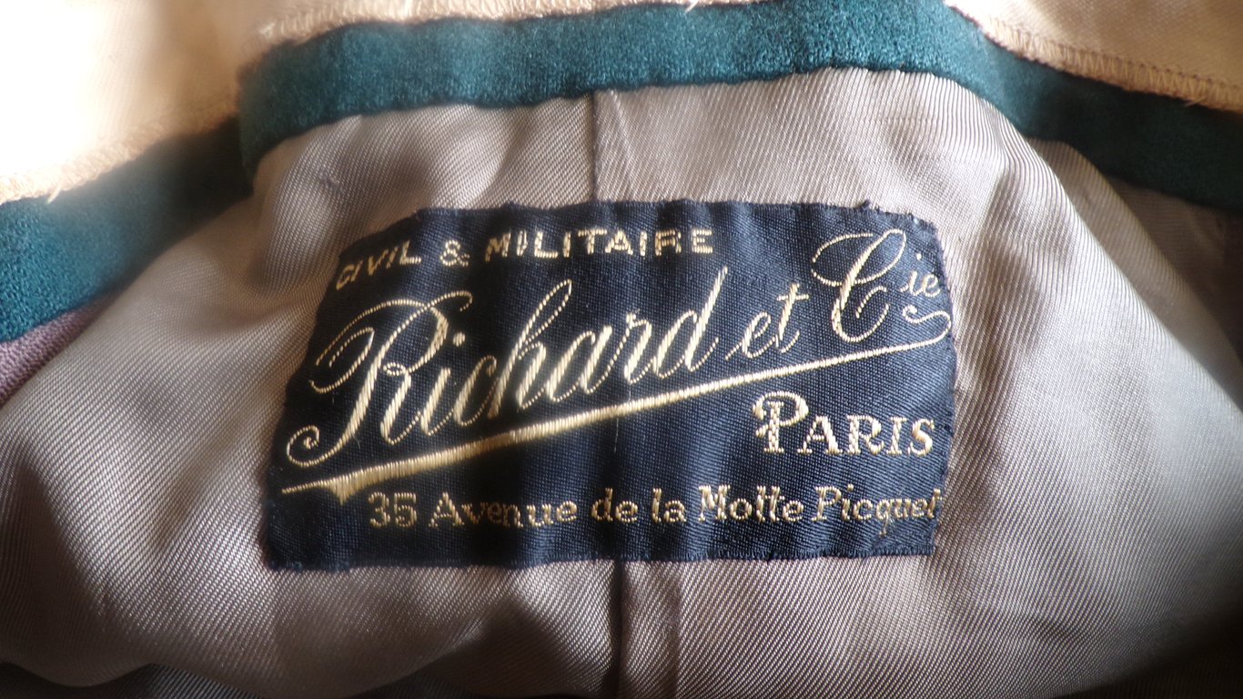 General's Tunic in Tan Fabric, made in Paris