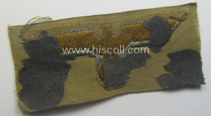 WH (Heeres) 'tropical-issue' (ie. DAK or: 'Deutsches Afrika Korps'-related-) side-cap-eagle