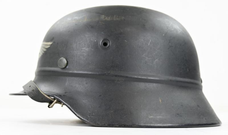 German M35 Luftschutz Beaded Helmet