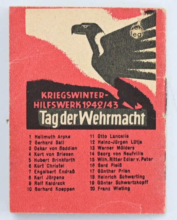 German WHW Pocket Booklet 'Helden der Wehrmacht'