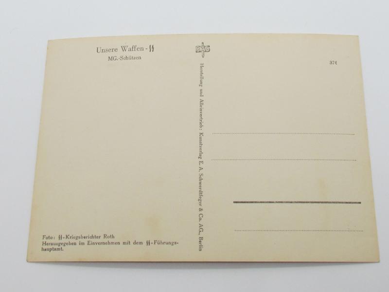 Postcard : Unsere Waffen-SS