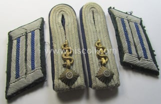 4-pieced WH (Heeres) officers'-type insignia-set as intended for...