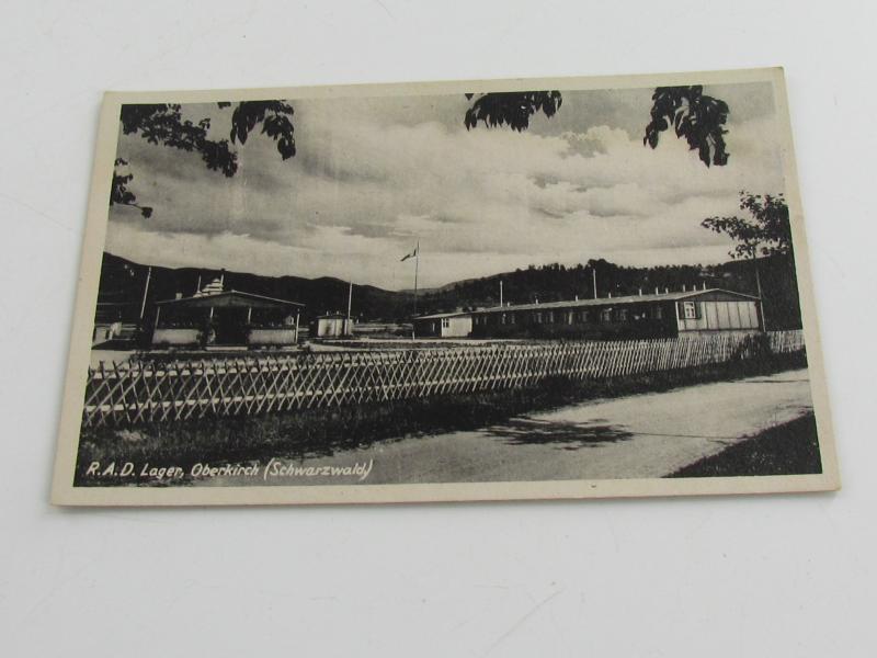 Postcard : Reich Labor Service ( RAD ) Department Oberkirch