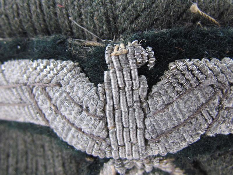 WH (Heer) Kavallerie Officers 'Crusher' Visor Cap Maker Marked