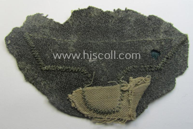 'Cut-out of a tunic' - WH (Heeres) EM- (ie. NCO-) type breasteagle (ie. 'Brustadler für Mannschaften und Unteroffiziere des Heeres')