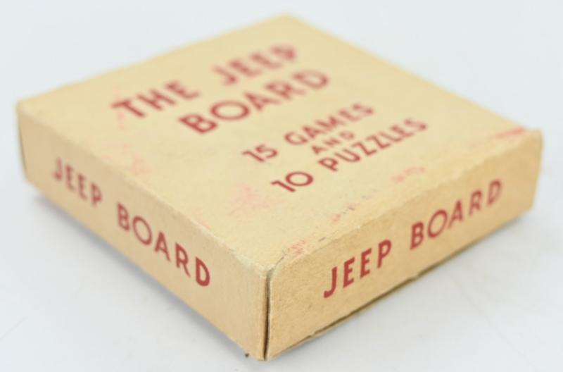 US WW2 'The Jeep' Board Game 1943