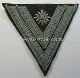 WH (Heeres) Pz-'Armwinkel' (or: rank-chevron) as intended for...