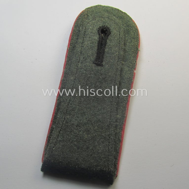 Single, early-period (ie. 'M40-pattern and/or rounded-styled), WH (Heeres) 'cyphered', EM-type shoulderstrap as was intended for a: 'Soldat eines Kradschützen-Bataillons der Pz.- u. Inf.-Div.'