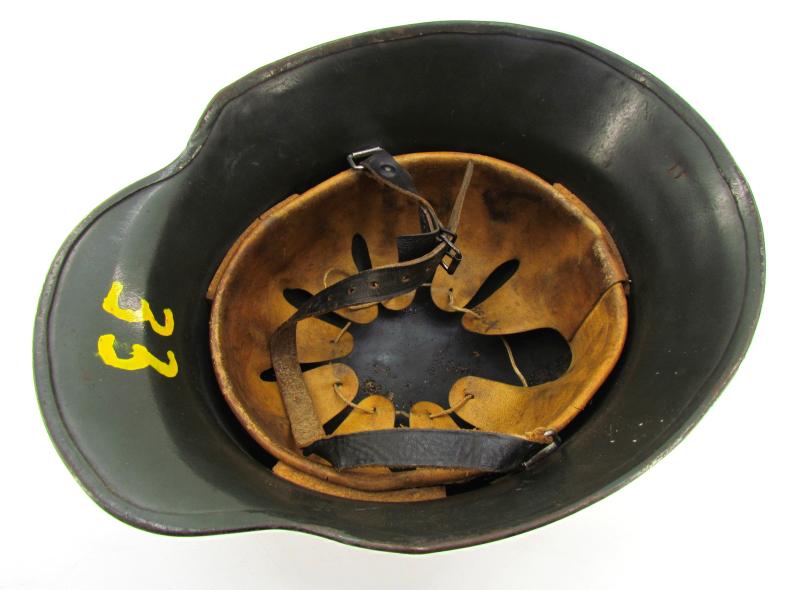 Early 'Himmler style' Helmet with screened vents