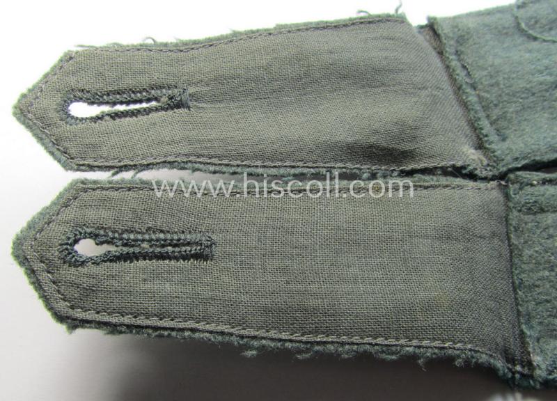 Pair of WH (Heeres) 'cyphered' NCO-type shoulderstraps: 'Uffz. des Wehrersatzdienstelle im Wehrkreises XII'