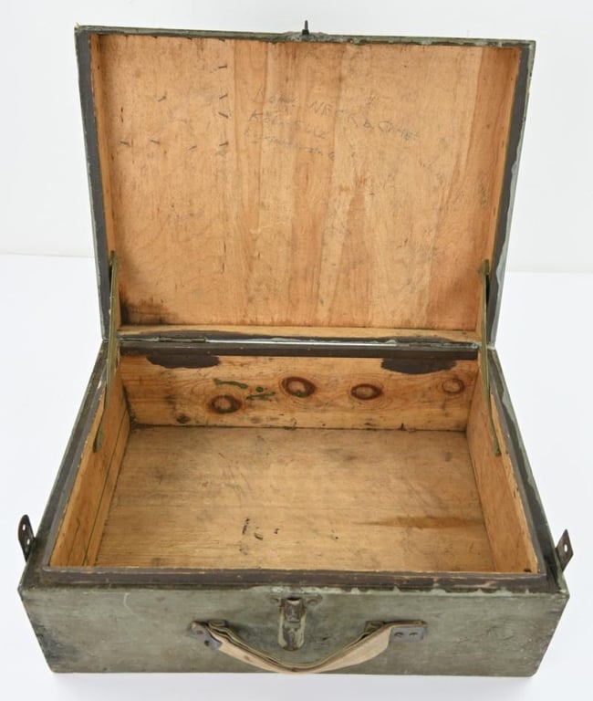 German WW2 POW Suitcase 'Konstantin Weck'