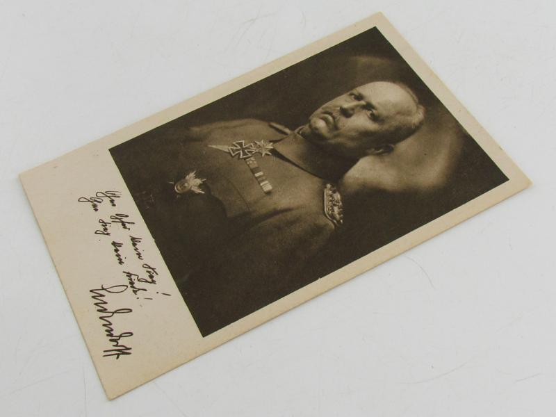 Postcard General Erich Ludendorff