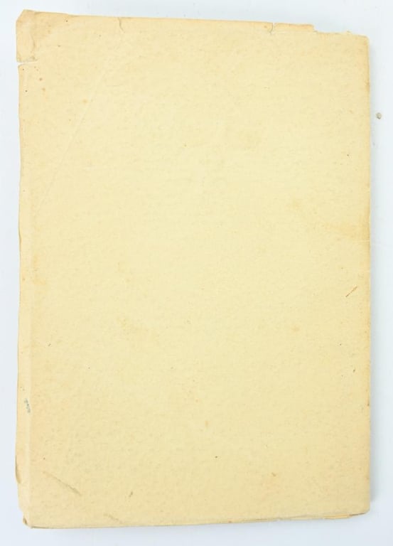 German Third Reich Booklet '..und fielen vor dem Feinde-und werden leben'