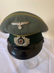 NCO signals visor cap